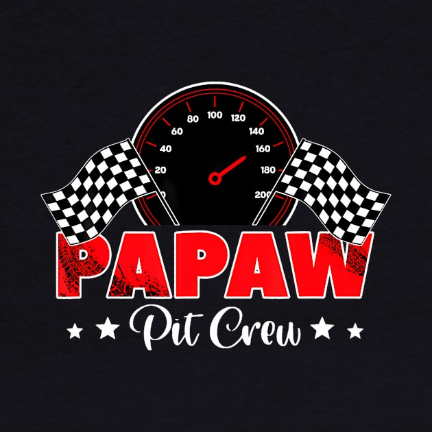 Race Car Grandpa Of The Birthday Boy Racing Family Pit Crew by Namatustee